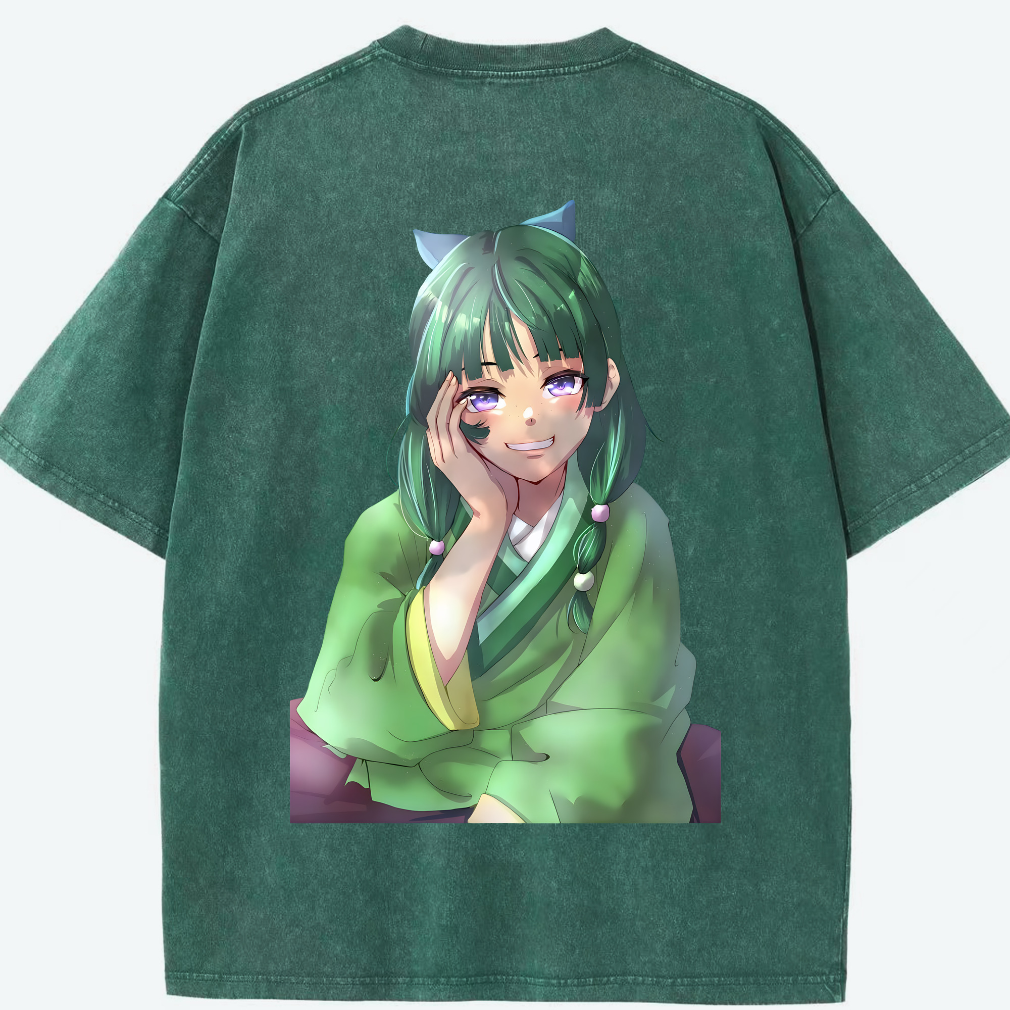 （画像用） 薬屋のひとりごと The Apothecary Diaries 綿100% ヴィンテージ風 半袖Tシャツ（背面プリント）